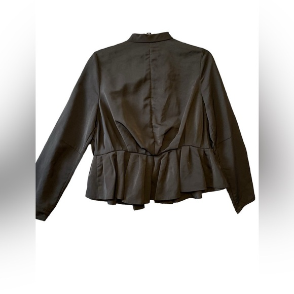 Victoria Beckham x Target Black Peplum Jacket Medium - Picture 2 of 8